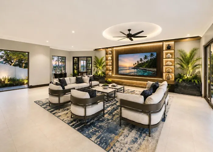 Exclusive Retreats Newest Beachfront Estate W Staff, Breakfast & Chef Available