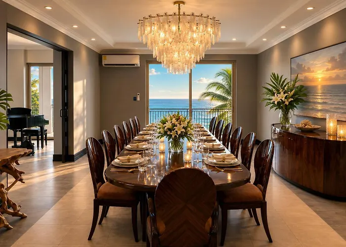 Exclusive Retreats Newest Beachfront Estate W Staff, Breakfast & Chef Available Villa